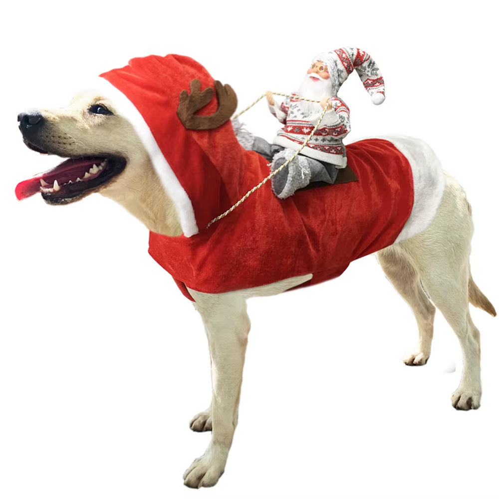 Christmas Dog Santa Costume