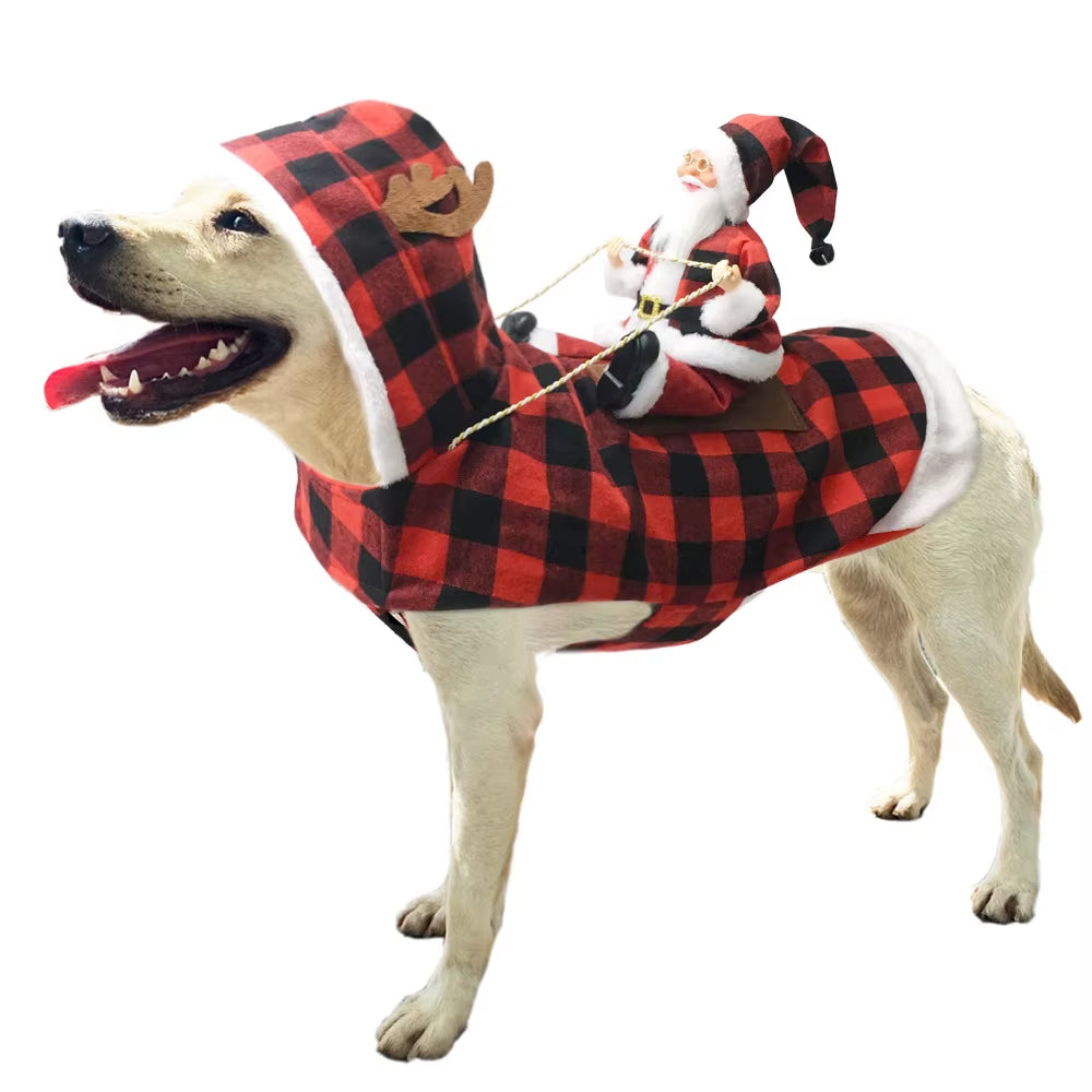 Christmas Dog Santa Costume
